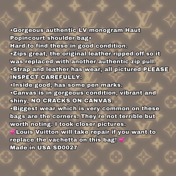 S O L D Louis Vuitton Haut Popincourt - Picture 11 of 11